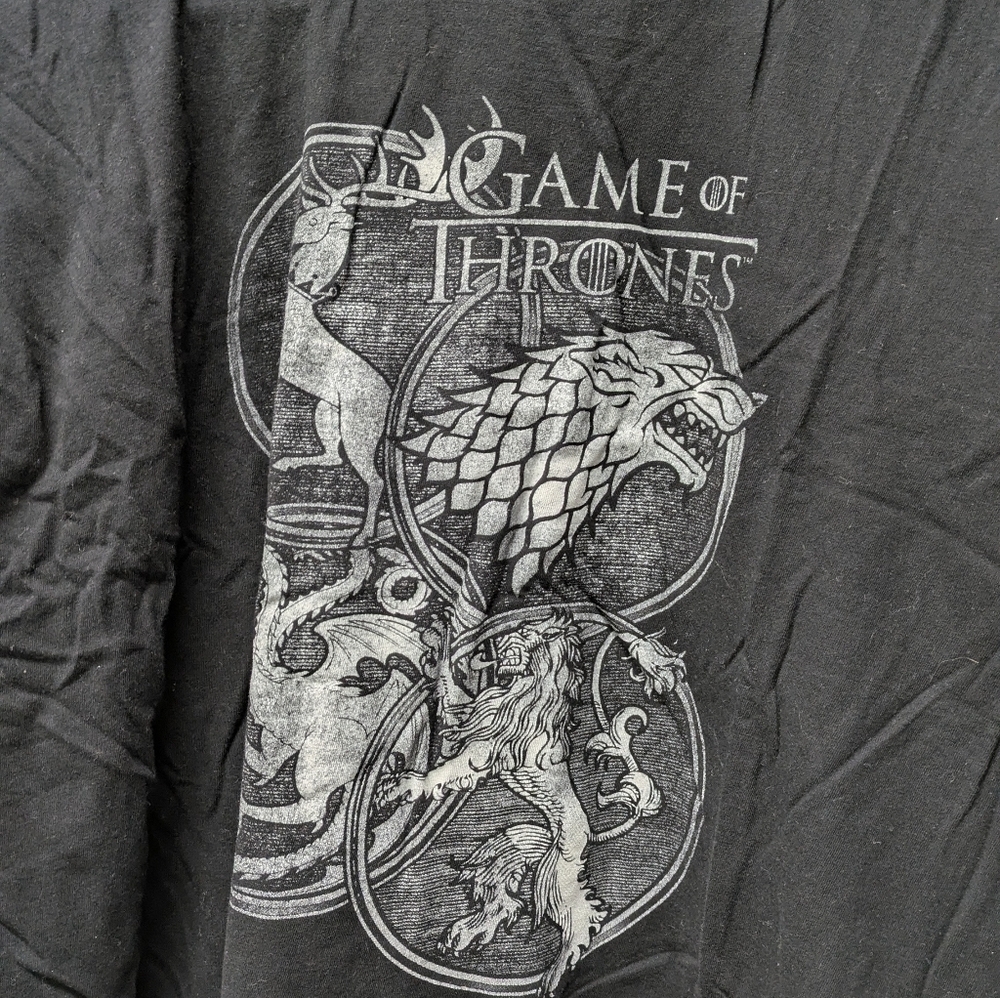 Game Of Thrones Black Graphic Tee - Picture 3 of 5